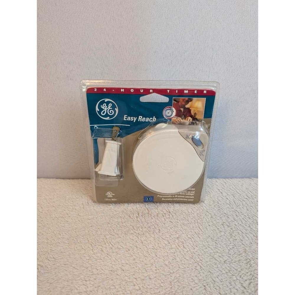 GE Easy Reach 24 Hour‎ Plug-In Timer Model GE5116N For Lamps Appliances